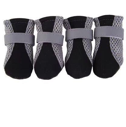 Zapatos para perros pequeños – Botas ligeras y transpirables (Set de 4 unidades)