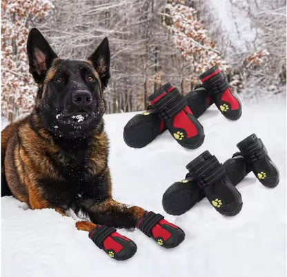 Zapatos para Perros Resistentes al Agua – Protección total para exteriores, nieve y montaña